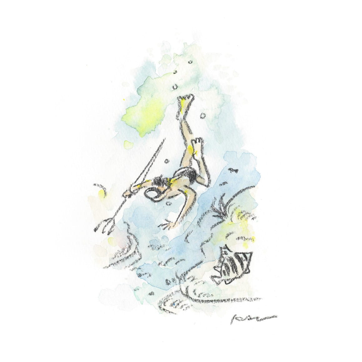 少年の頃の記憶：魚突き