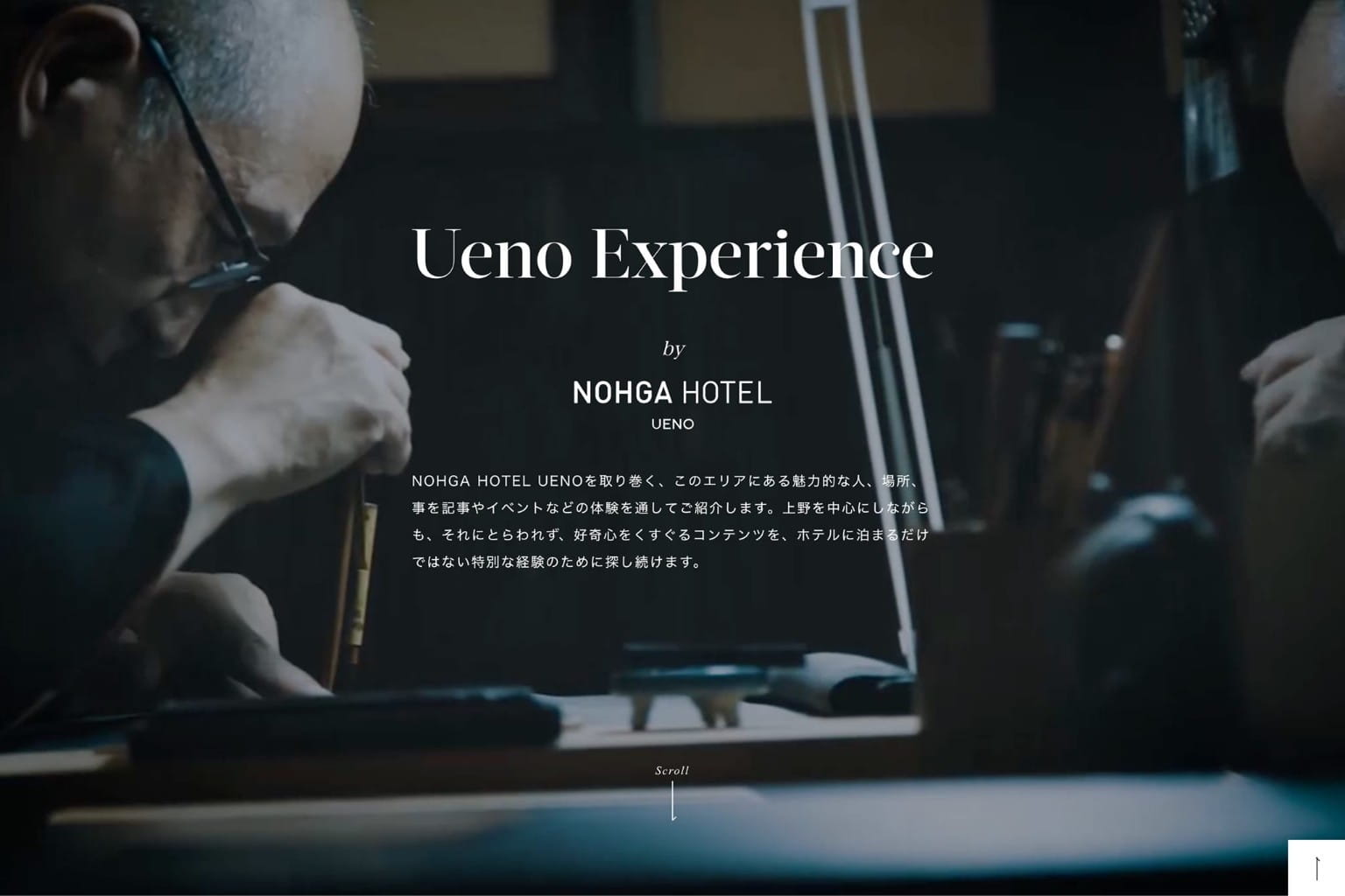 Nohga Hotel Website Capture